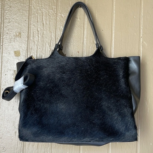 Lia Numa Handbags - Lía Numa calf hair made in Italy leather bag